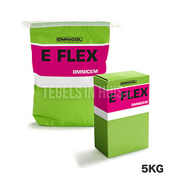 Omnicol E-flex 5kg grijs tegellijm