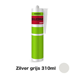 Omnicol Siliconekit Zilver grijs 310ml