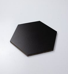 Hexagon zwart 23×26,5 OP=OP – Hexagonaal Zeshoekig hexagontegel