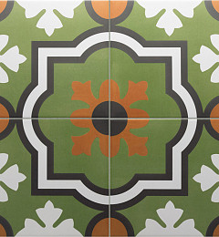 Vloertegel Rivoli Monaco groen 20×20