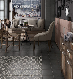 Vloertegel Art N. Decor Padua Black