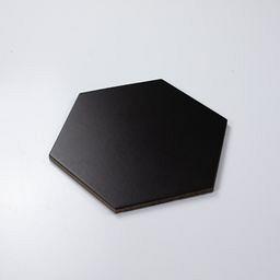 Hexagon zwart 23×26,5 OP=OP – Hexagonaal Zeshoekig hexagontegel