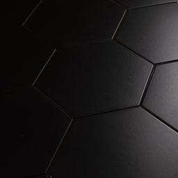 Hexagon zwart 23×26,5 OP=OP – Hexagonaal Zeshoekig hexagontegel