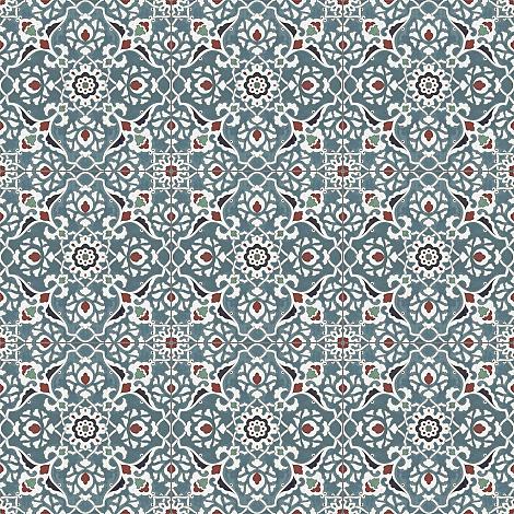 Vloertegel vintage Salou blauw 20×20
