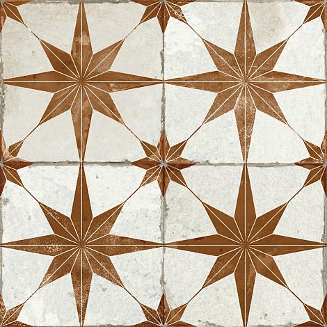 Portugese Vloertegel Star Oxide