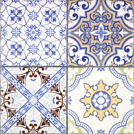 Portugese Wandtegel Aragon Colors Decor Mat