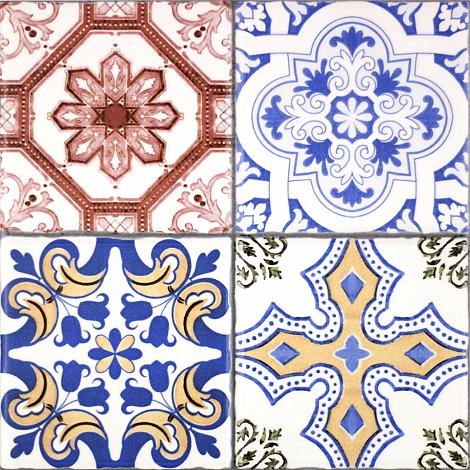 Portugese Wandtegel Aragon Colors Decor Mat