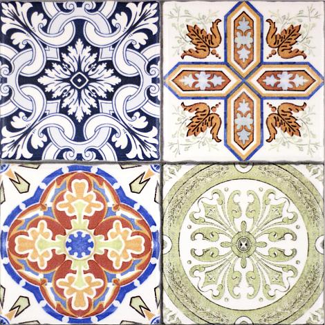 Portugese Wandtegel Aragon Colors Decor Mat