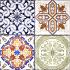 Portugese Wandtegel Aragon Colors Decor Mat