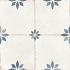 Portugese Vloertegel Miniflor Blauw 4 in 1